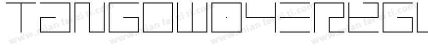 TangoW04-Regular Reg字体转换